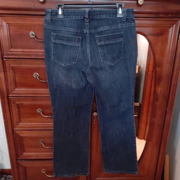 Christopher & Banks Dark Wash Modern Fit Women's Jeans - Size - 6 Short - Picture 2 of 9